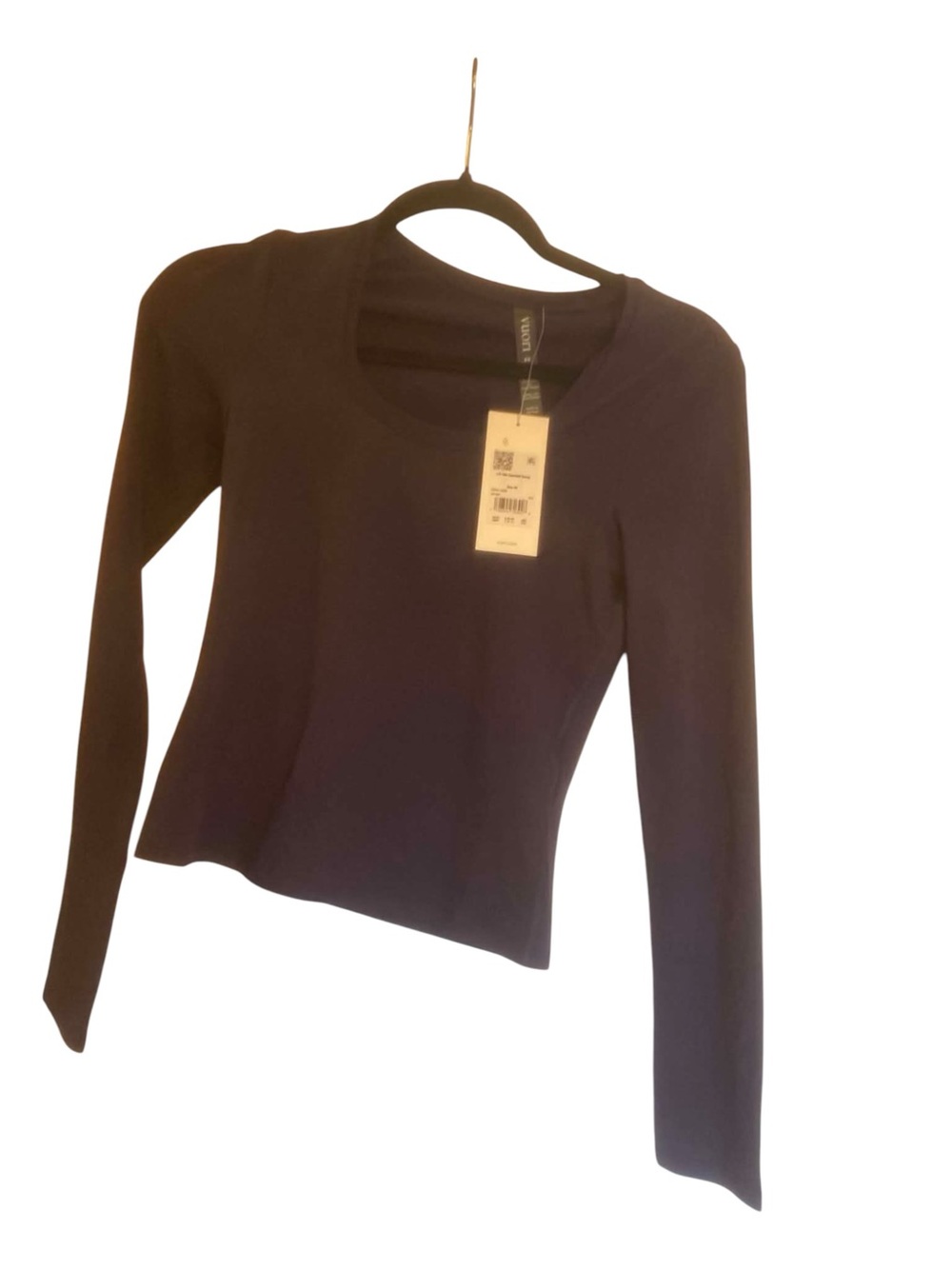 NWT Vuori L/S Halo Essential Scoop Size XS VELVET VIOLET
